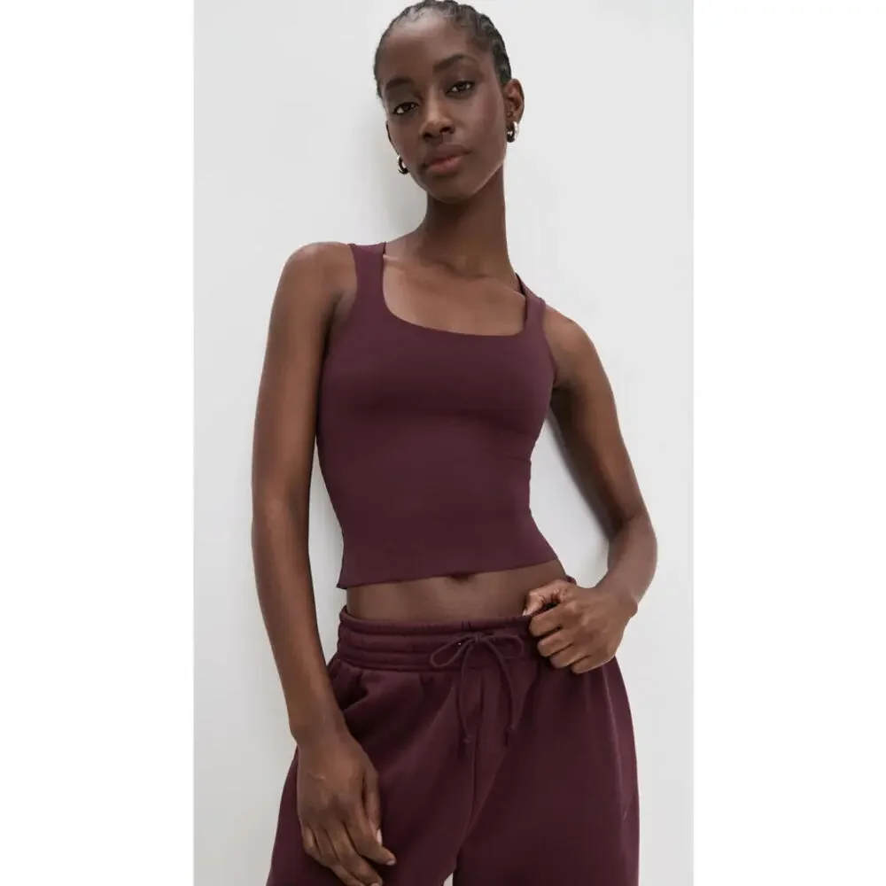NWT! Nike Zenvy Tank Top in Burgundy Size XS - Picture 1 of 4